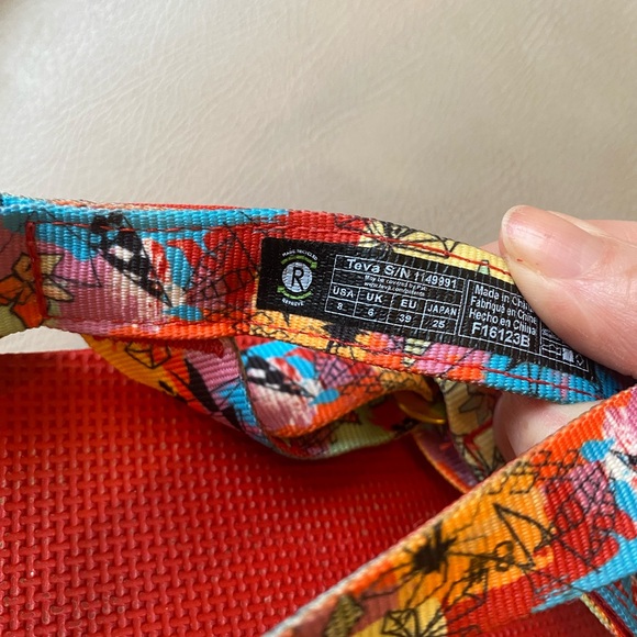 Teva Misa Hylton Multicolor Platform Sandals 8 - Picture 2 of 8